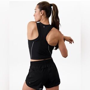 Mesh Racer Run Mid Rise 4" Short size M